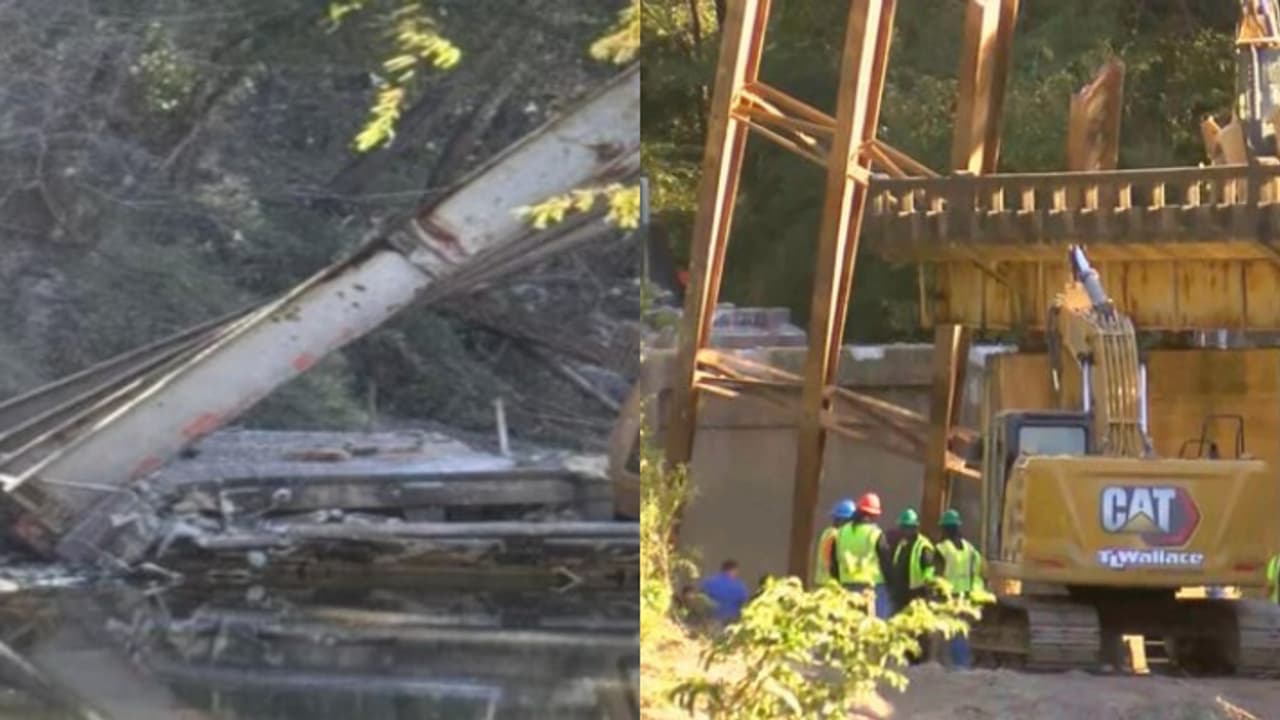 തകർക്കാനുള്ള ജോലികൾ പുരോഗമിക്കുന്നതിനിടെ അപ്രതീക്ഷിതമായി പാലം നദിയിലേക്ക് കൂപ്പുകുത്തി, 3 പേർക്ക് ദാരുണാന്ത്യം തകർക്കാനുള്ള ജോലികൾ പുരോഗമിക്കുന്നതിനിടെ അപ്രതീക്ഷിതമായി പാലം നദിയിലേക്ക് കൂപ്പുകുത്തി, 3 പേർക്ക് ദാരുണാന്ത്യം