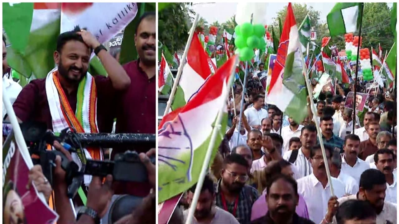 Palakkad byelection: UDF's Rahul Mamkootathil surges ahead; BJP's C Krishnakumar trails behind