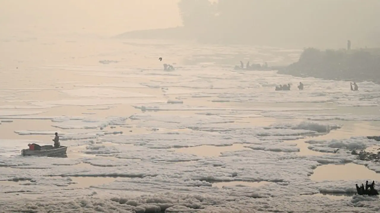 As Yamuna churns yearly toxic froth, Arvind Kejriwal’s 'promise to clean Yamuna by 2025' goes viral (WATCH) As Yamuna churns yearly toxic froth, Arvind Kejriwal’s 'promise to clean Yamuna by 2025' goes viral (WATCH)
