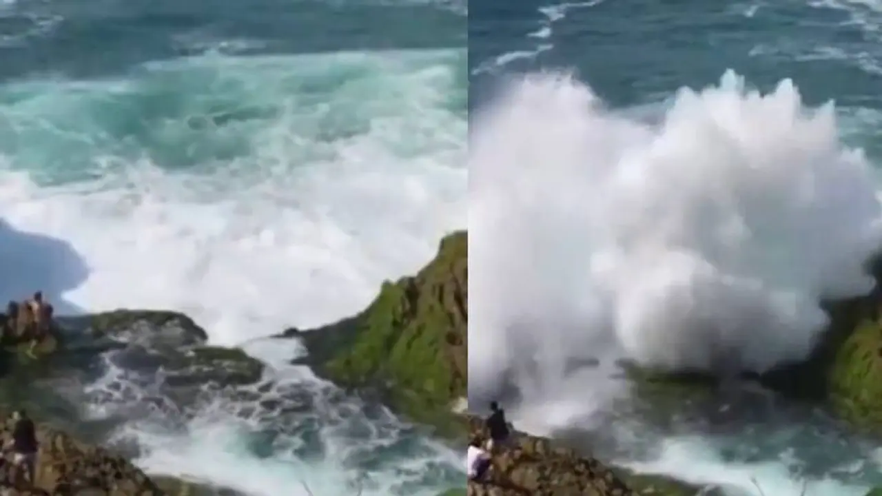 നടുക്കുന്ന ദൃശ്യങ്ങൾ, കൂറ്റൻ തിരമാല യുവാവിനെയും കൊണ്ടുപോയിട്ട് ആറ് ദിവസം, തിരച്ചിൽ തുടരുന്നു