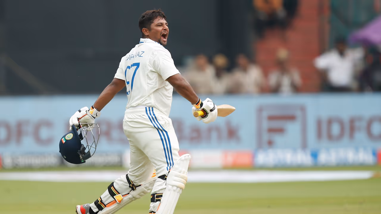 India vs New Zealand, Sarfaraz Khan Maiden Hundred India vs New Zealand, Sarfaraz Khan Maiden Hundred