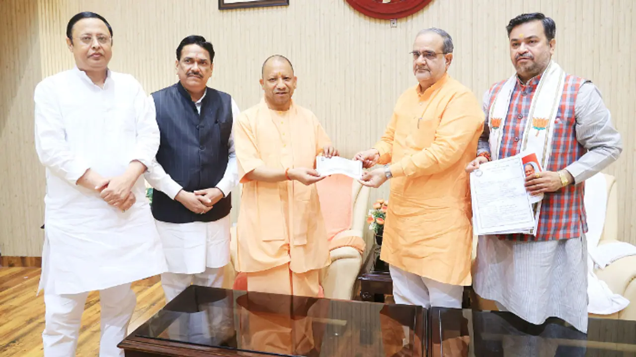 UP CM Yogi Adityanath renews BJP membership; urges citizens to serve the nation under PM Modi’s leadership