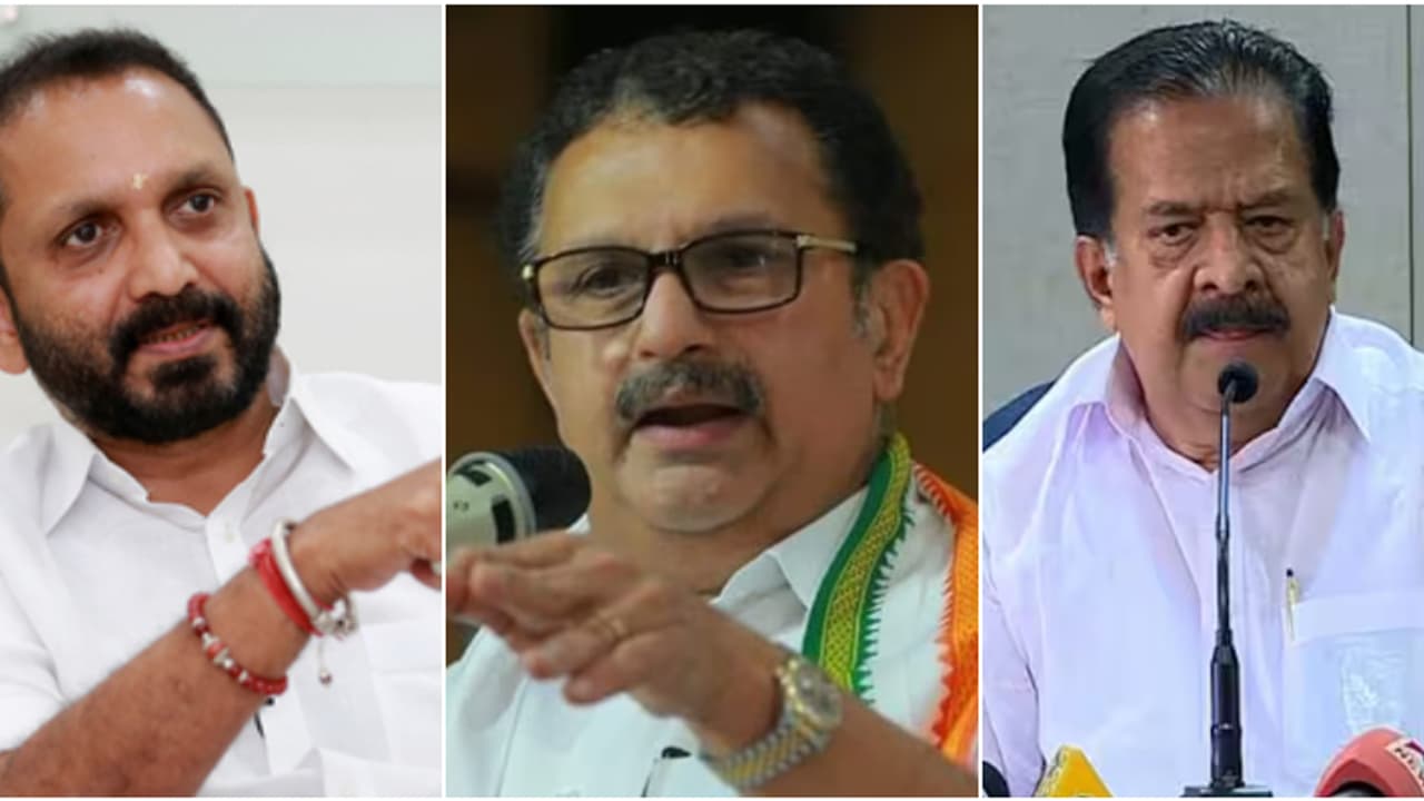 ആട്ടും തുപ്പും സഹിച്ച് കെ മുരളീധരൻ കോൺഗ്രസിൽ നിൽക്കുന്നതെന്തിനെന്ന് കെ സുരേന്ദ്രൻ, മറുപടിയുമായി ചെന്നിത്തല ആട്ടും തുപ്പും സഹിച്ച് കെ മുരളീധരൻ കോൺഗ്രസിൽ നിൽക്കുന്നതെന്തിനെന്ന് കെ സുരേന്ദ്രൻ, മറുപടിയുമായി ചെന്നിത്തല