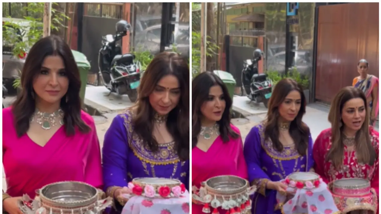 Karwa Chauth 2024: Bhavana Panday, Maheeep Kapoor, and Neelam Kothari arrive at Anil Kapoor's house Karwa Chauth 2024: Bhavana Panday, Maheeep Kapoor, and Neelam Kothari arrive at Anil Kapoor's house