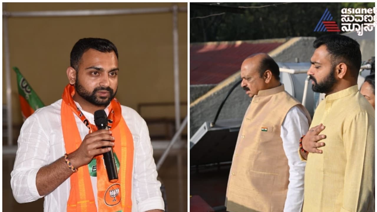 ಶಿಗ್ಗಾಂವಿ ಟಿಕೆಟ್ ಸಿಕ್ಕ ಖುಷಿಯಲ್ಲೇ ತಂದೆ, ಅಜ್ಜನಿಂದ ಕಲಿತಿದ್ದೇನೆ ಎಂದ ಭರತ್ ಬೊಮ್ಮಾಯಿ ಶಿಗ್ಗಾಂವಿ ಟಿಕೆಟ್ ಸಿಕ್ಕ ಖುಷಿಯಲ್ಲೇ ತಂದೆ, ಅಜ್ಜನಿಂದ ಕಲಿತಿದ್ದೇನೆ ಎಂದ ಭರತ್ ಬೊಮ್ಮಾಯಿ