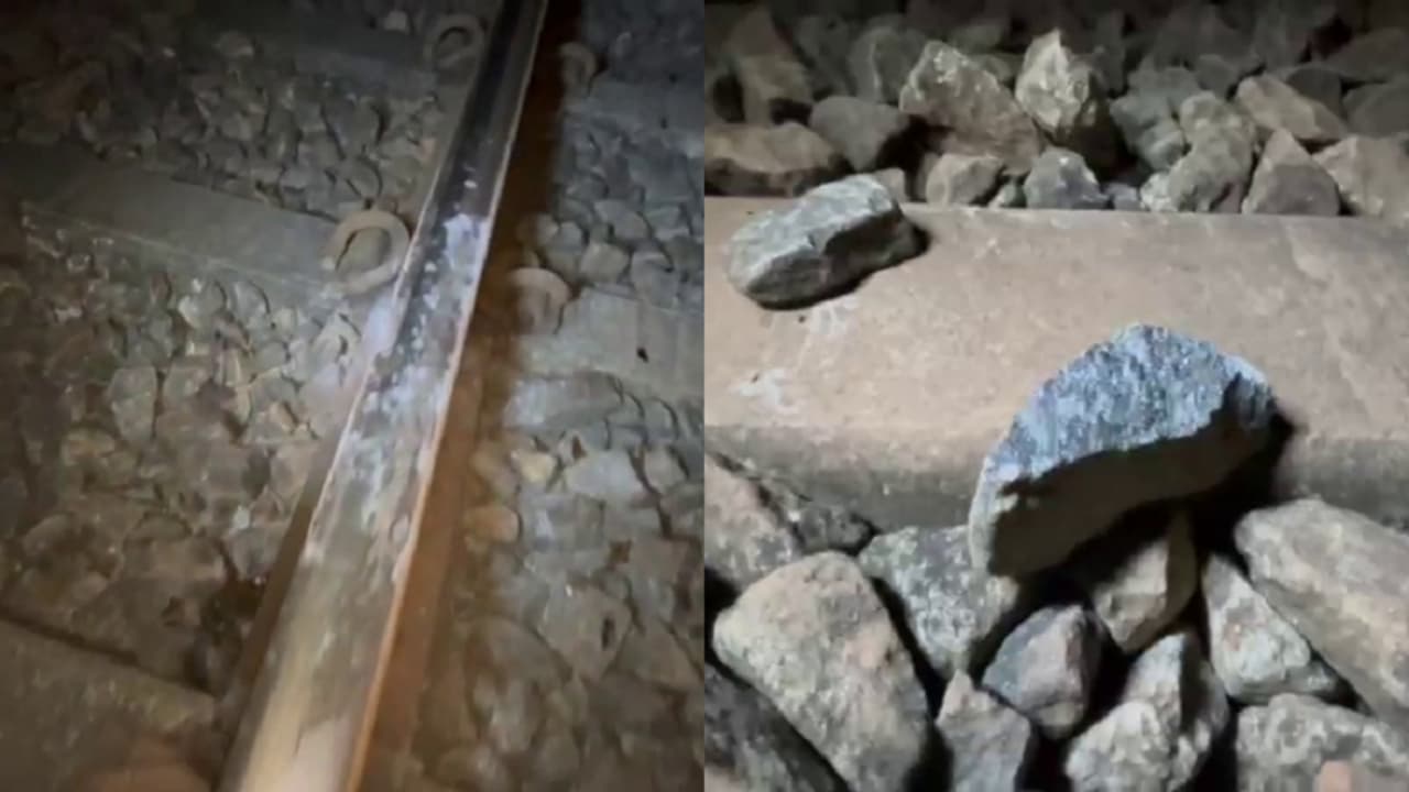 Karnataka: Stones placed on railway tracks near Mangaluru raise suspicions of vandalism