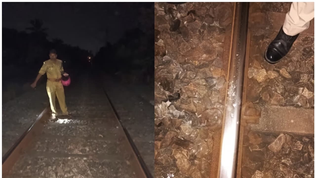 കേരളത്തിൽ നിന്നുള്ള ട്രെയിൻ പോയപ്പോൾ വലിയ ശബ്ദം, പരിശോധനയിൽ ട്രാക്കിൽ കല്ല്; മംഗ്ലൂരുവിൽ അട്ടിമറി ശ്രമം? കേരളത്തിൽ നിന്നുള്ള ട്രെയിൻ പോയപ്പോൾ വലിയ ശബ്ദം, പരിശോധനയിൽ ട്രാക്കിൽ കല്ല്; മംഗ്ലൂരുവിൽ അട്ടിമറി ശ്രമം?