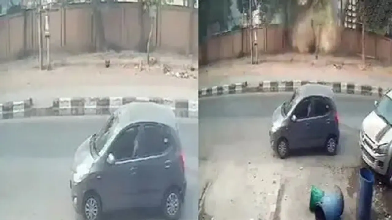  CCTV captures moment when loud blast rocked CRPF school in Delhi's Rohini; cops probe Khalistan link