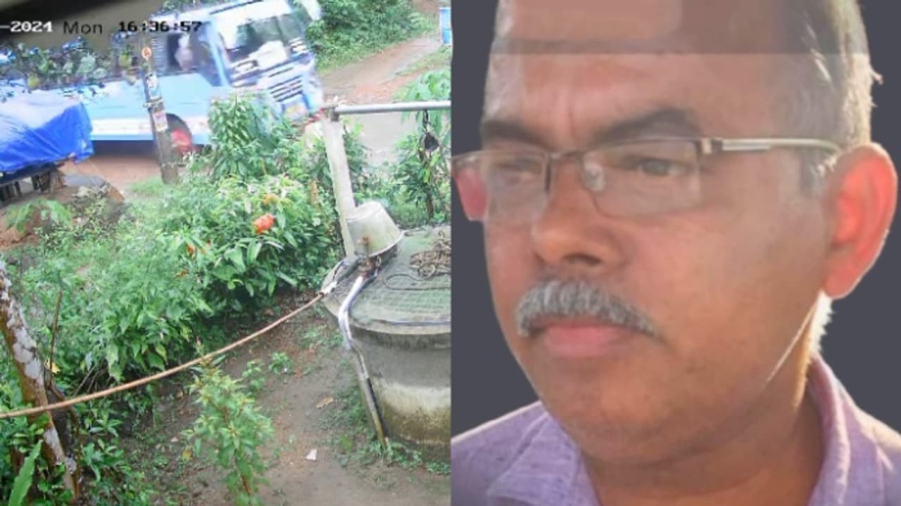 ഓവർടേക്ക് ചെയ്യുന്നതിനിടെ സ്വകാര്യ ബസ് ബൈക്കിലിടിച്ചു; ചടയമംഗലത്ത് ബൈക്ക് യാത്രക്കാരന് ദാരുണാന്ത്യം ഓവർടേക്ക് ചെയ്യുന്നതിനിടെ സ്വകാര്യ ബസ് ബൈക്കിലിടിച്ചു; ചടയമംഗലത്ത് ബൈക്ക് യാത്രക്കാരന് ദാരുണാന്ത്യം