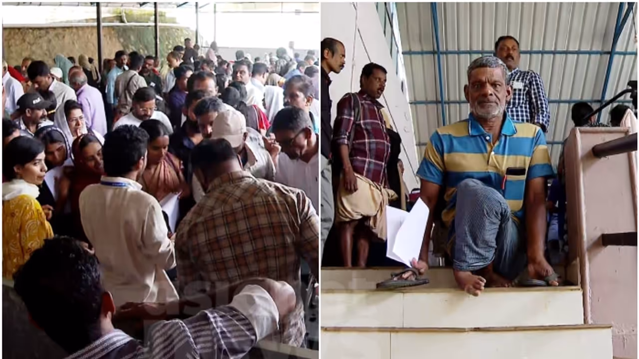 തീരാത്ത അദാലത്തുകൾ, വലഞ്ഞ് വയനാട് ദുരന്തബാധിതർ, 'മണിക്കൂറുകളുടെ കാത്തുനിൽപ്പ്, യാത്രാകൂലിക്ക് പോലും പണമില്ല' തീരാത്ത അദാലത്തുകൾ, വലഞ്ഞ് വയനാട് ദുരന്തബാധിതർ, 'മണിക്കൂറുകളുടെ കാത്തുനിൽപ്പ്, യാത്രാകൂലിക്ക് പോലും പണമില്ല'