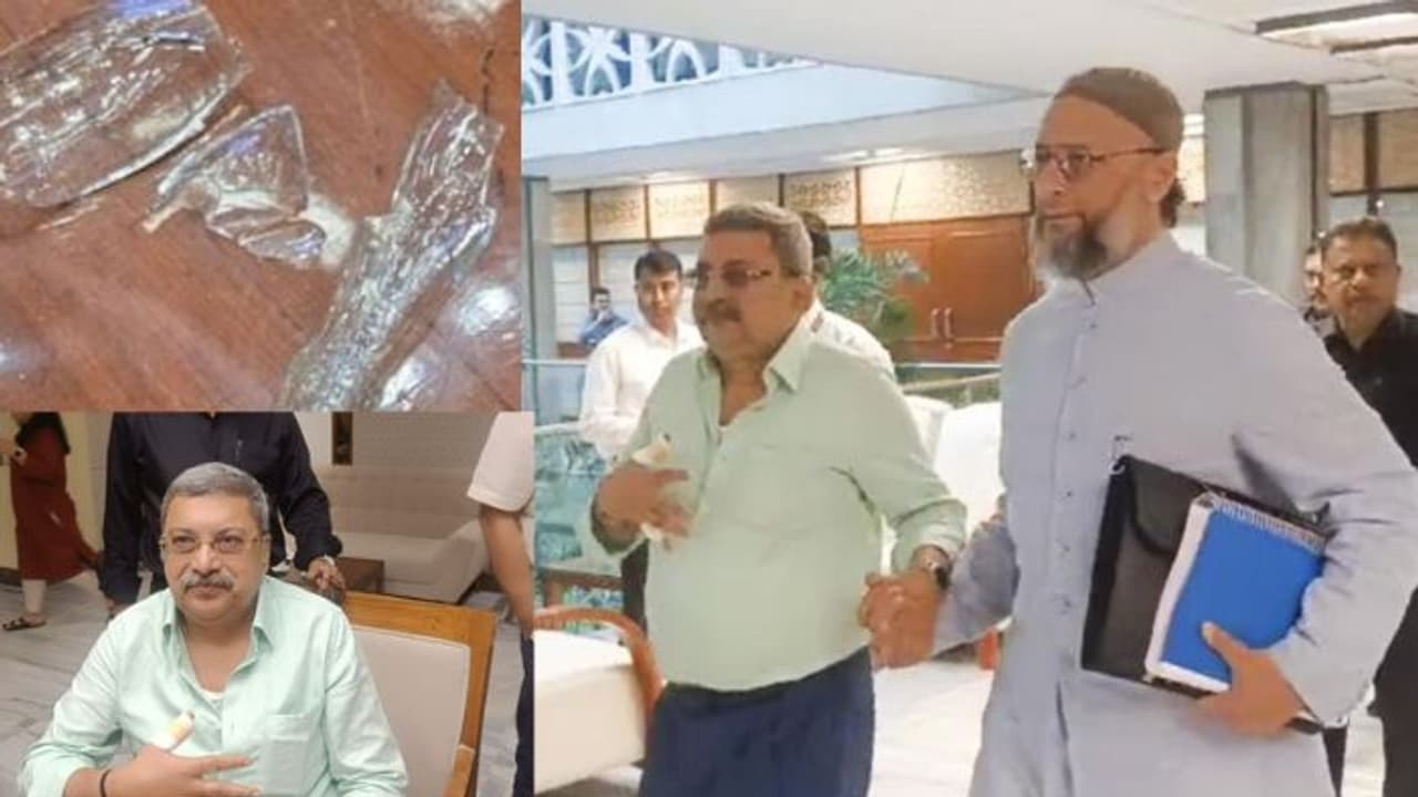 ವಕ್ಫ್ ಮಂಡಳಿ ಸಭೆ ವೇಳೆ ಹೈಡ್ರಾಮಾ; ಗ್ಲಾಸ್ ಒಡೆದು ಪೀಠದತ್ತ ಎಸೆದ ಬ್ಯಾನರ್ಜಿ ವಕ್ಫ್ ಮಂಡಳಿ ಸಭೆ ವೇಳೆ ಹೈಡ್ರಾಮಾ; ಗ್ಲಾಸ್ ಒಡೆದು ಪೀಠದತ್ತ ಎಸೆದ ಬ್ಯಾನರ್ಜಿ