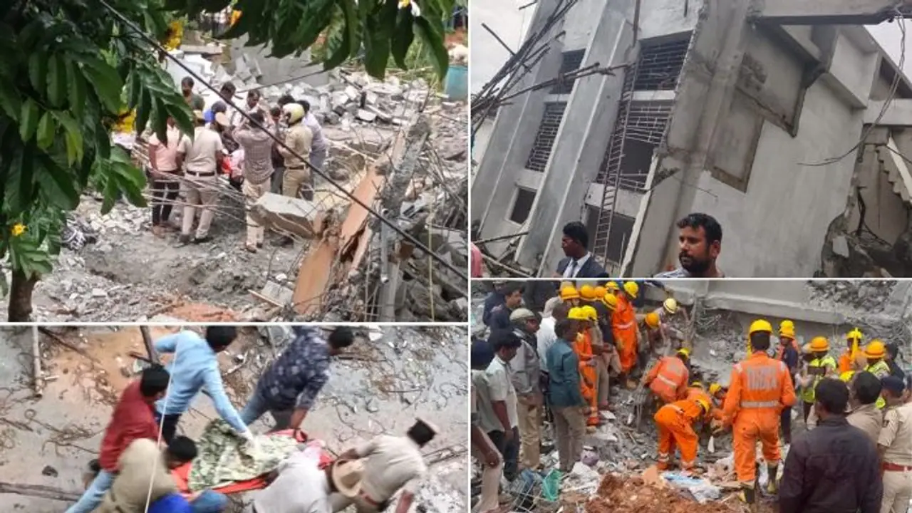 Bengaluru building collapse: 5 dead, rescue ops ongoing for missing workers