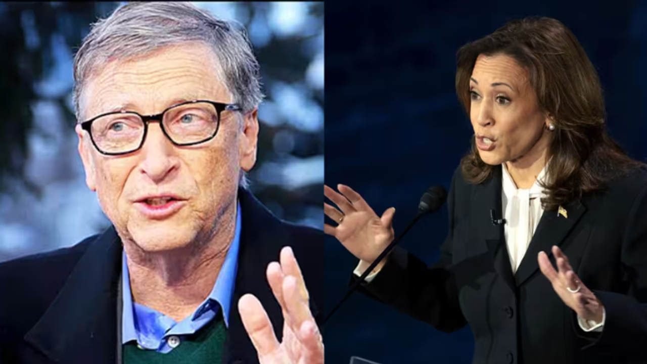 Bill Gates backs Kamala Harris with $50 million donation Bill Gates backs Kamala Harris with $50 million donation
