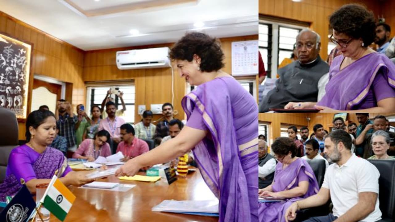 ಚುನಾವಣಾ ರಾಜಕೀಯಕ್ಕೆ ಪ್ರಿಯಾಂಕಾ ಎಂಟ್ರಿ; ವಯನಾಡಿನಿಂದ ನಾಮಪತ್ರ ಸಲ್ಲಿಕೆ