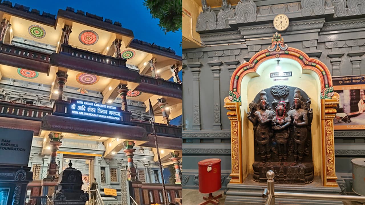 Sri Adi Shankar Viman Mandapam Temple, a key attraction at Mahakumbh Prayagraj Sri Adi Shankar Viman Mandapam Temple, a key attraction at Mahakumbh Prayagraj