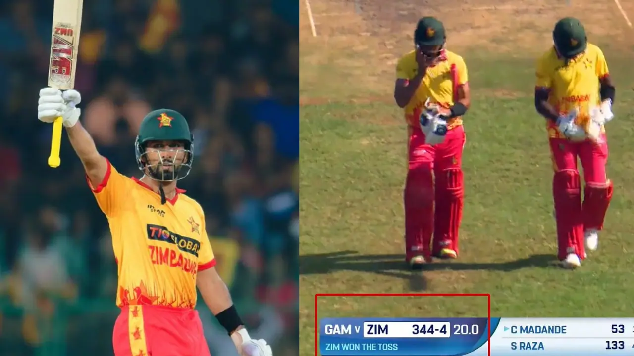 ಜಿಂಬಾಬ್ಬೆ 344: ಅಂತಾರಾಷ್ಟ್ರೀಯ ಟಿ20ಯಲ್ಲಿ ವಿಶ್ವದಾಖಲೆ!