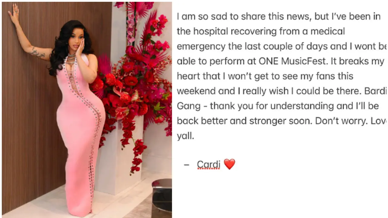 Cardi B forced to miss ONE MusicFest amid health concerns; Here's what we know