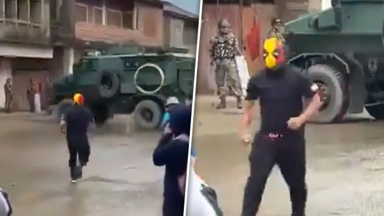 Manipur: Masked man throws air punches, mocks Indian Army in viral video; sparks outrage (WATCH) Manipur: Masked man throws air punches, mocks Indian Army in viral video; sparks outrage (WATCH)