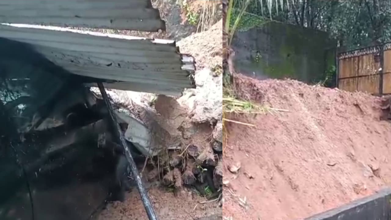 കനത്ത മഴ; തിരുവനന്തപുരത്ത് കൺട്രോൾ റൂം തുറന്നു, മതിലിടിഞ്ഞ് വാഹനങ്ങൾ മണ്ണിനടിയിലായി, വേളിയിൽ പൊഴി മുറിച്ചു