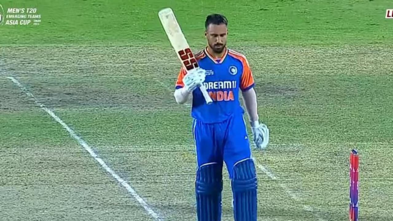 എമേര്ജിംഗ് ഏഷ്യാ കപ്പ്: അടിതെറ്റി വീണ് ഇന്ത്യ; സെമിയില് ഇന്ത്യയെ തകർത്ത് അഫ്ഗാനിസ്ഥാന് ഫൈനലില് എമേര്ജിംഗ് ഏഷ്യാ കപ്പ്: അടിതെറ്റി വീണ് ഇന്ത്യ; സെമിയില് ഇന്ത്യയെ തകർത്ത് അഫ്ഗാനിസ്ഥാന് ഫൈനലില്