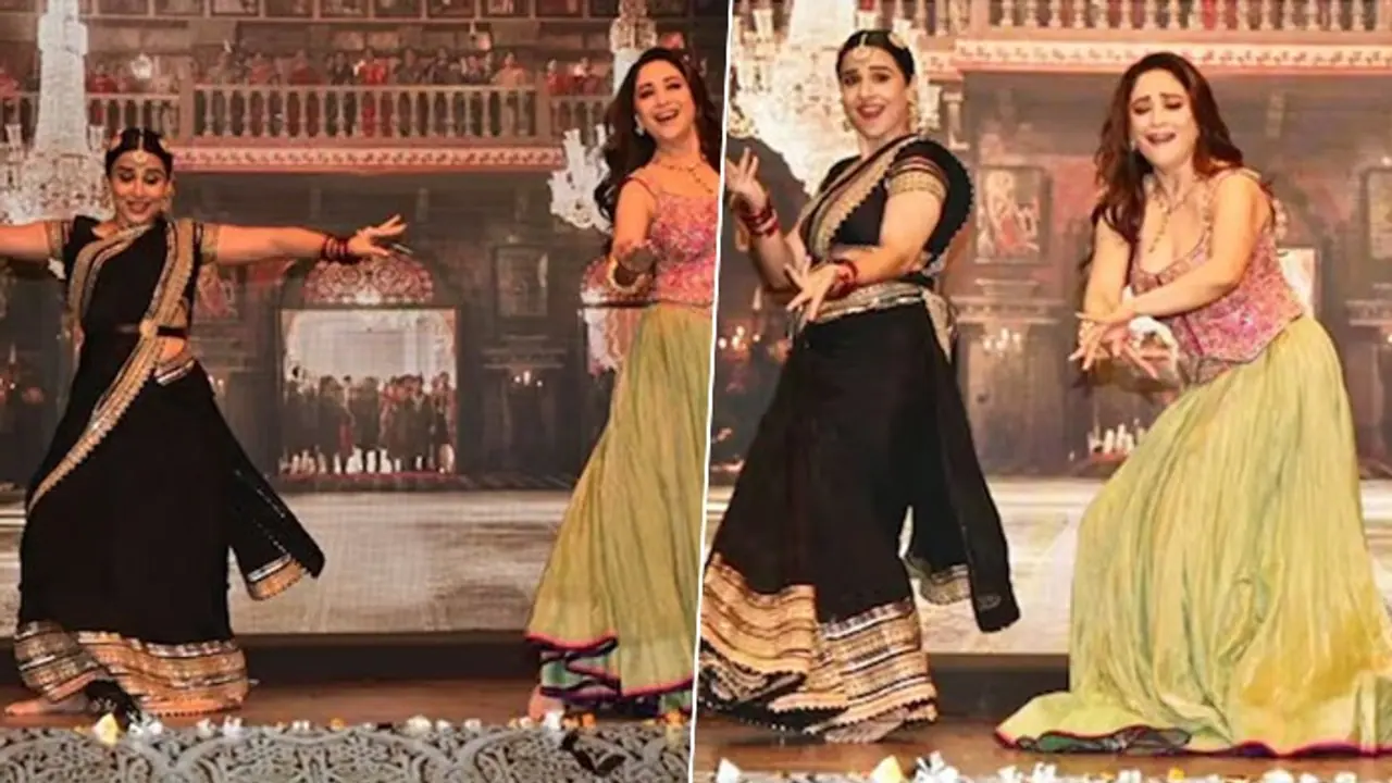 Bhool Bhulaiyaa 3: Watch Madhuri Dixit, Vidya Balan performing LIVE on 'Ami Je Tomar' Bhool Bhulaiyaa 3: Watch Madhuri Dixit, Vidya Balan performing LIVE on 'Ami Je Tomar'
