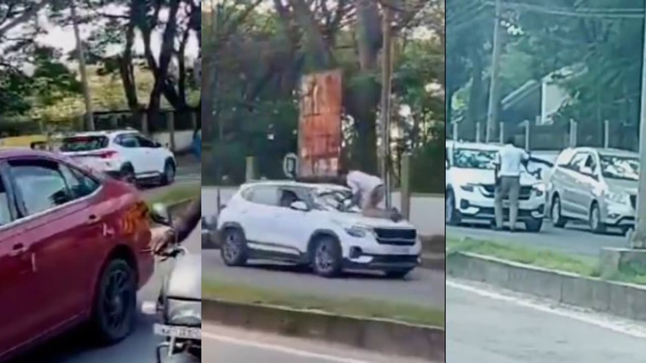 കാർ നിർത്താൻ ആവശ്യപ്പെട്ട പൊലീസുകാരനെ ഇടിച്ച് ബോണറ്റിലാക്കി പാഞ്ഞ് യുവാവ്, അറസ്റ്റ് കാർ നിർത്താൻ ആവശ്യപ്പെട്ട പൊലീസുകാരനെ ഇടിച്ച് ബോണറ്റിലാക്കി പാഞ്ഞ് യുവാവ്, അറസ്റ്റ്