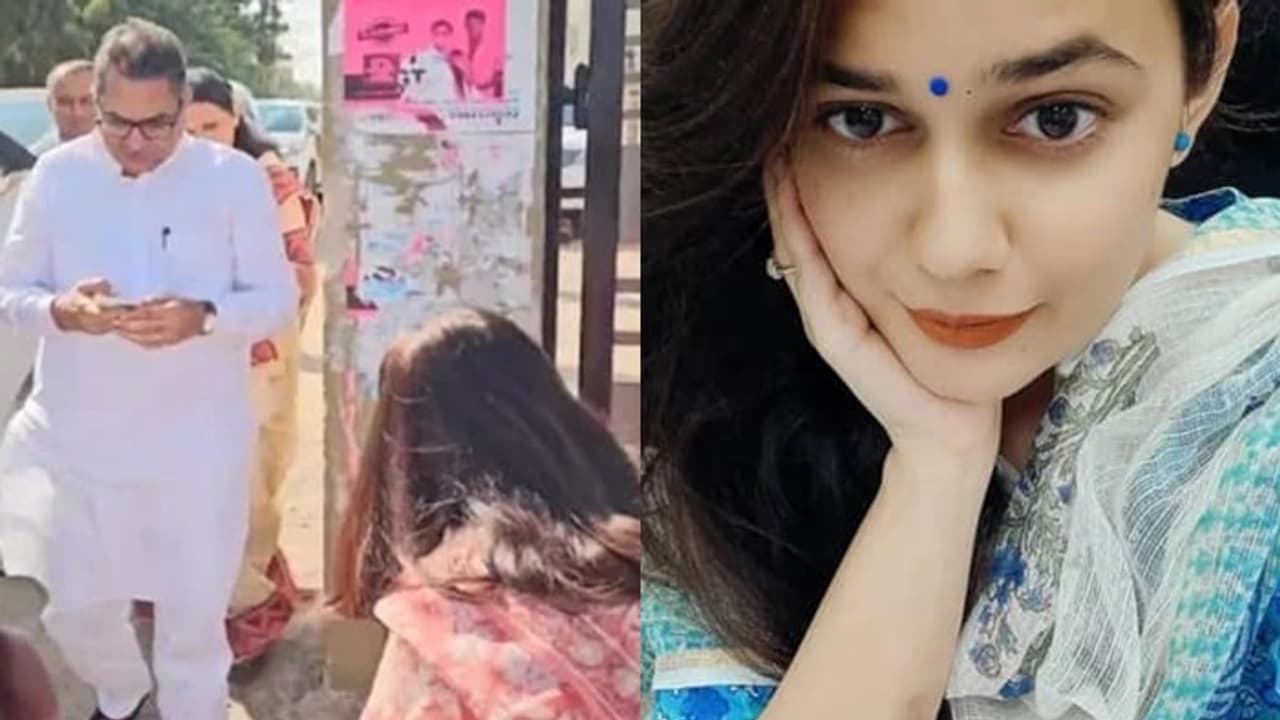 ಬಿಜೆಪಿ ನಾಯಕನಿಗೆ 7 ಸೆಕೆಂಡ್ನಲ್ಲಿ 5 ಬಾರಿ ತಲೆತಗ್ಗಿಸಿ ನಮಸ್ಕಾರ ಮಾಡಿದ ಐಎಎಸ್ ಅಧಿಕಾರಿ ಟೀನಾ ಡಾಬಿ! ಬಿಜೆಪಿ ನಾಯಕನಿಗೆ 7 ಸೆಕೆಂಡ್ನಲ್ಲಿ 5 ಬಾರಿ ತಲೆತಗ್ಗಿಸಿ ನಮಸ್ಕಾರ ಮಾಡಿದ ಐಎಎಸ್ ಅಧಿಕಾರಿ ಟೀನಾ ಡಾಬಿ!