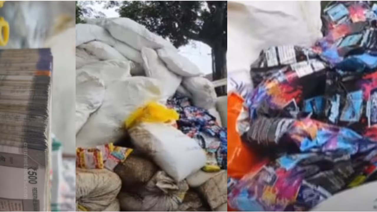 9 ചാക്കിൽ വളം, താഴെ 75 ചാക്കിൽ ഒളിപ്പിച്ചത് മറ്റൊന്ന്; നെയ്യാറ്റിൻകരയിൽ പൊക്കിയ വാനിൽ 1300 കിലോ പാൻമസാല!