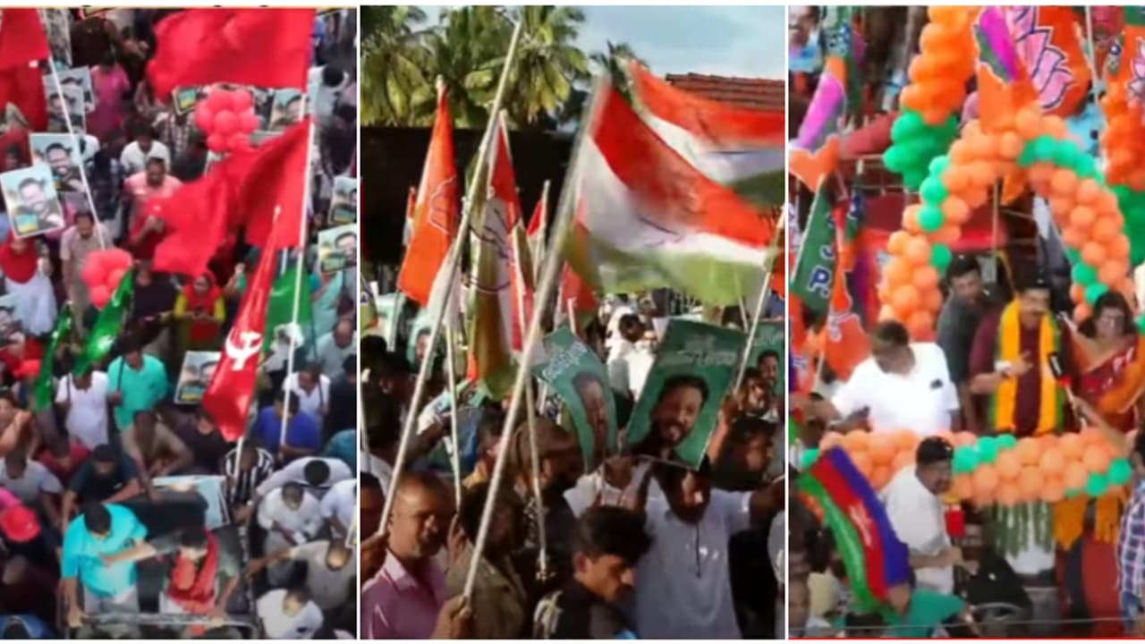 Bypoll heats up in Kerala's Palakkad; LDF, UDF, NDA engage in unpredictable triangular contest Bypoll heats up in Kerala's Palakkad; LDF, UDF, NDA engage in unpredictable triangular contest