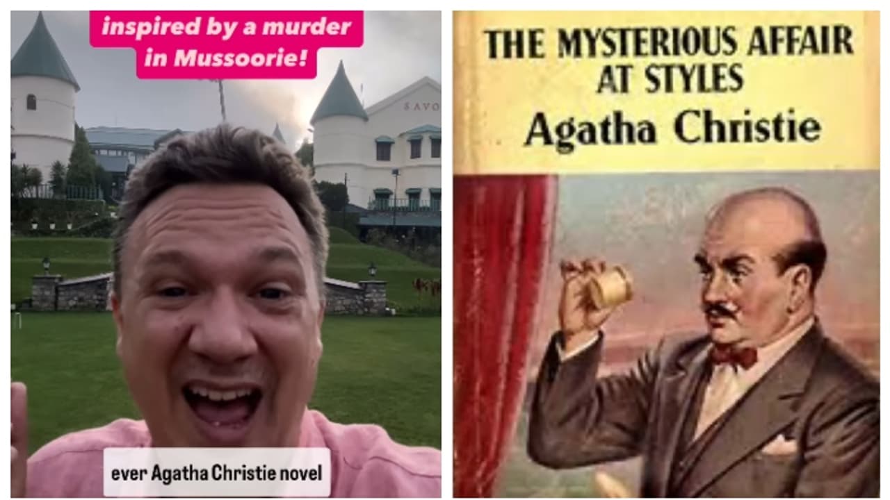 അഗതാ ക്രിസ്റ്റിയുടെ ആദ്യ കുറ്റാന്വേഷണ നോവലിന് പ്രചോദനം ഒരു ഇന്ത്യന്‍ കൊലപാതകം; വൈറലായി ഒരു റീൽ 