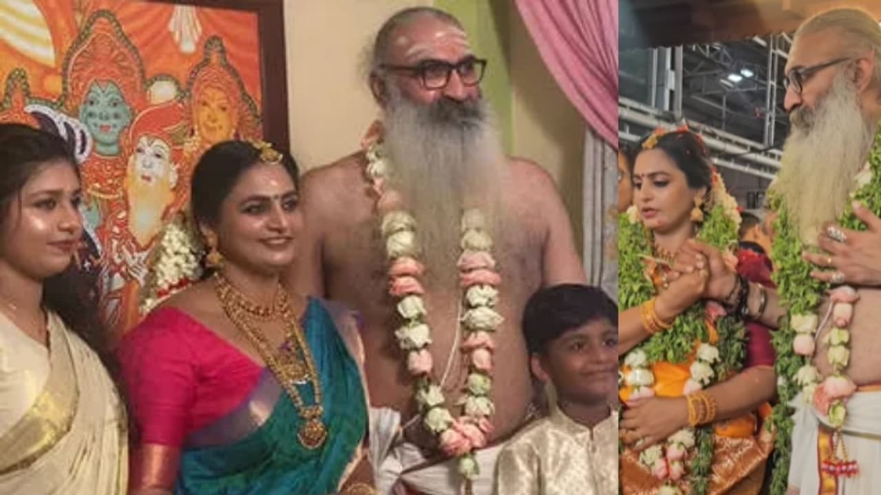 നടൻ ക്രിസ് വേണുഗോപാലും നടി ദിവ്യ ശ്രീധറും വിവാഹിതരായി; സാക്ഷികളായി മക്കൾ 