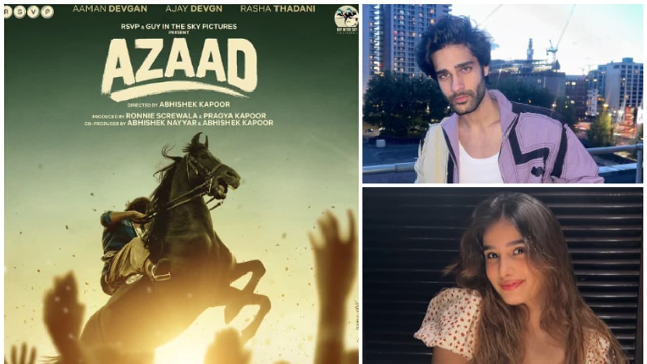 Azaad first look OUT: Ajay Devgn introduces Aaman Devgan and Rasha Thadani in epic film Azaad first look OUT: Ajay Devgn introduces Aaman Devgan and Rasha Thadani in epic film