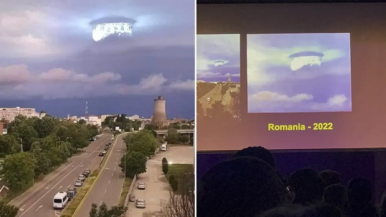 Ex Pentagon chief reveals photo of a UFO 'mothership', describes it as 'huge mini city floating in the sky' Ex Pentagon chief reveals photo of a UFO 'mothership', describes it as 'huge mini city floating in the sky'
