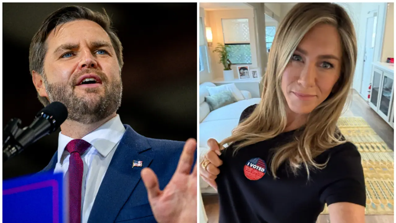 Jennifer Aniston slams JD Vance's 'Childless cat lady' remark; Reveals her vote Jennifer Aniston slams JD Vance's 'Childless cat lady' remark; Reveals her vote