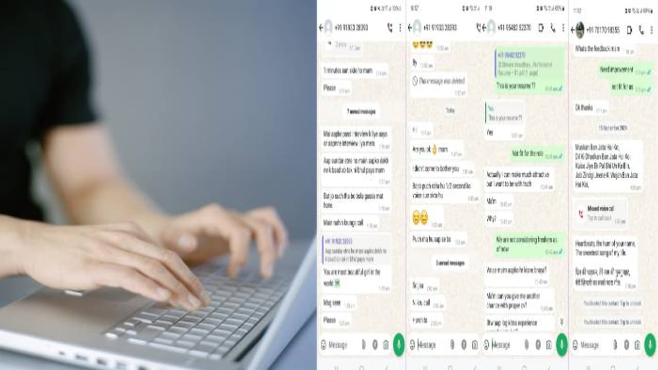 നാണിക്കണം നമ്മൾ; ജോലിക്കെടുക്കാത്ത യുവാക്കൾ രാത്രിയിലയക്കുന്ന മെസ്സേജുകൾ, സ്ക്രീൻഷോട്ടുമായി എച്ച് ആർ ആയ യുവതി