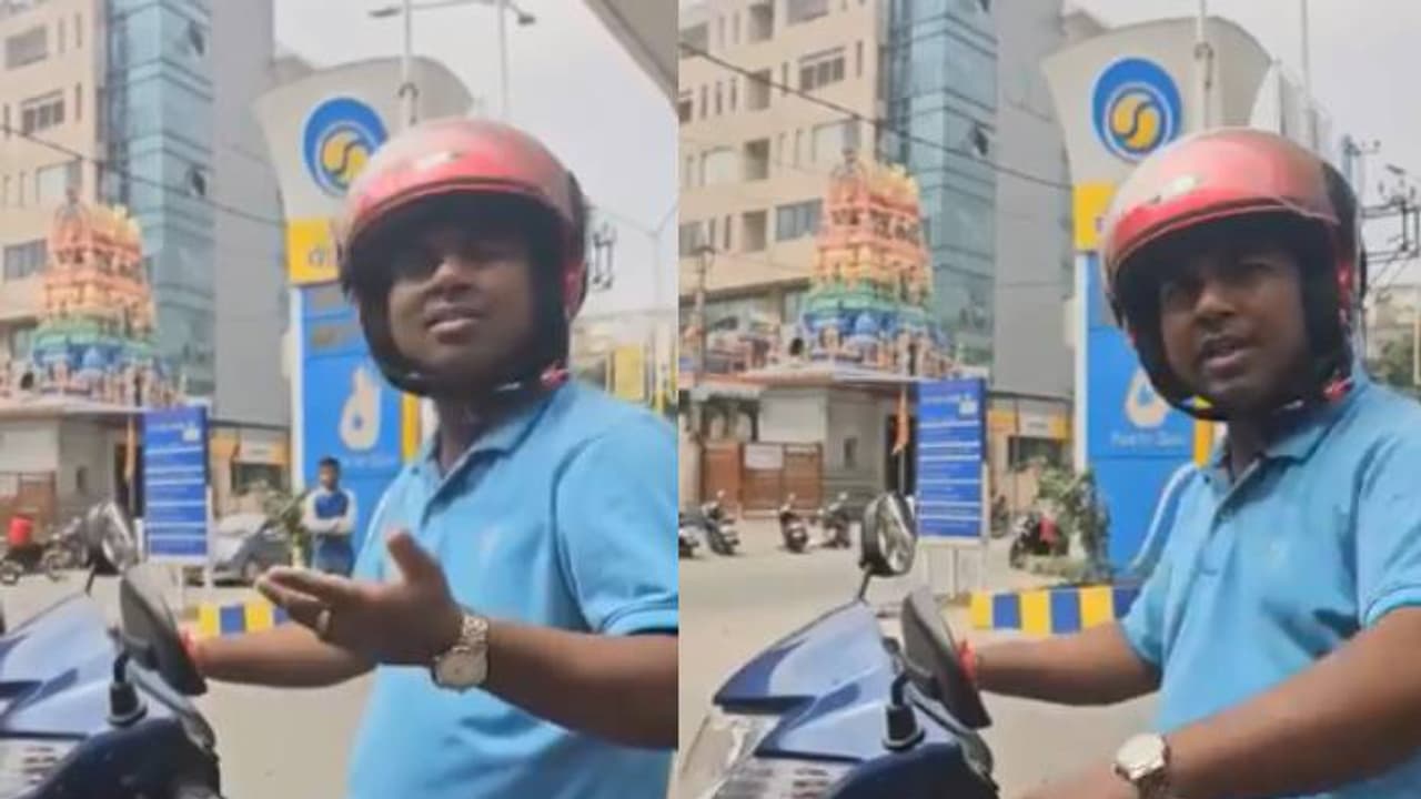 12 കൊല്ലമായി ബെം​ഗളൂരുവിൽ, കന്നഡ പഠിച്ചിട്ട് വരൂവെന്ന് പ്രദേശവാസി, ചർച്ചയായി വീഡിയോ