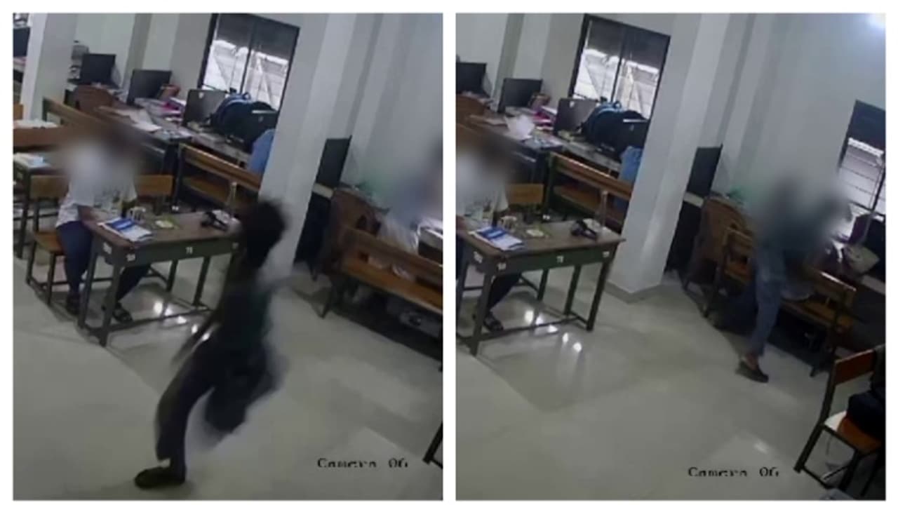 പിന്നിലൂടെയെത്തി പേനാക്കത്തി കൊണ്ട് തുടരെ കുത്തി; മലപ്പുറത്ത് 16കാരൻ സഹപാഠിയെ കുത്തുന്ന സിസിടിവിദൃശ്യം പുറത്ത് പിന്നിലൂടെയെത്തി പേനാക്കത്തി കൊണ്ട് തുടരെ കുത്തി; മലപ്പുറത്ത് 16കാരൻ സഹപാഠിയെ കുത്തുന്ന സിസിടിവിദൃശ്യം പുറത്ത്