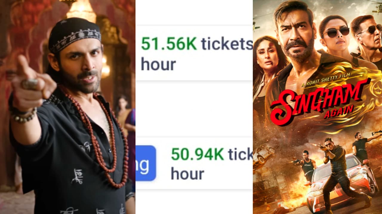 2 സിനിമകള്‍, മണിക്കൂറില്‍ ഒരു ലക്ഷം ടിക്കറ്റുകള്‍! ദീപാവലി ആഘോഷിച്ച് ബോളിവുഡ്; ഇതുവരെ നേടിയത്