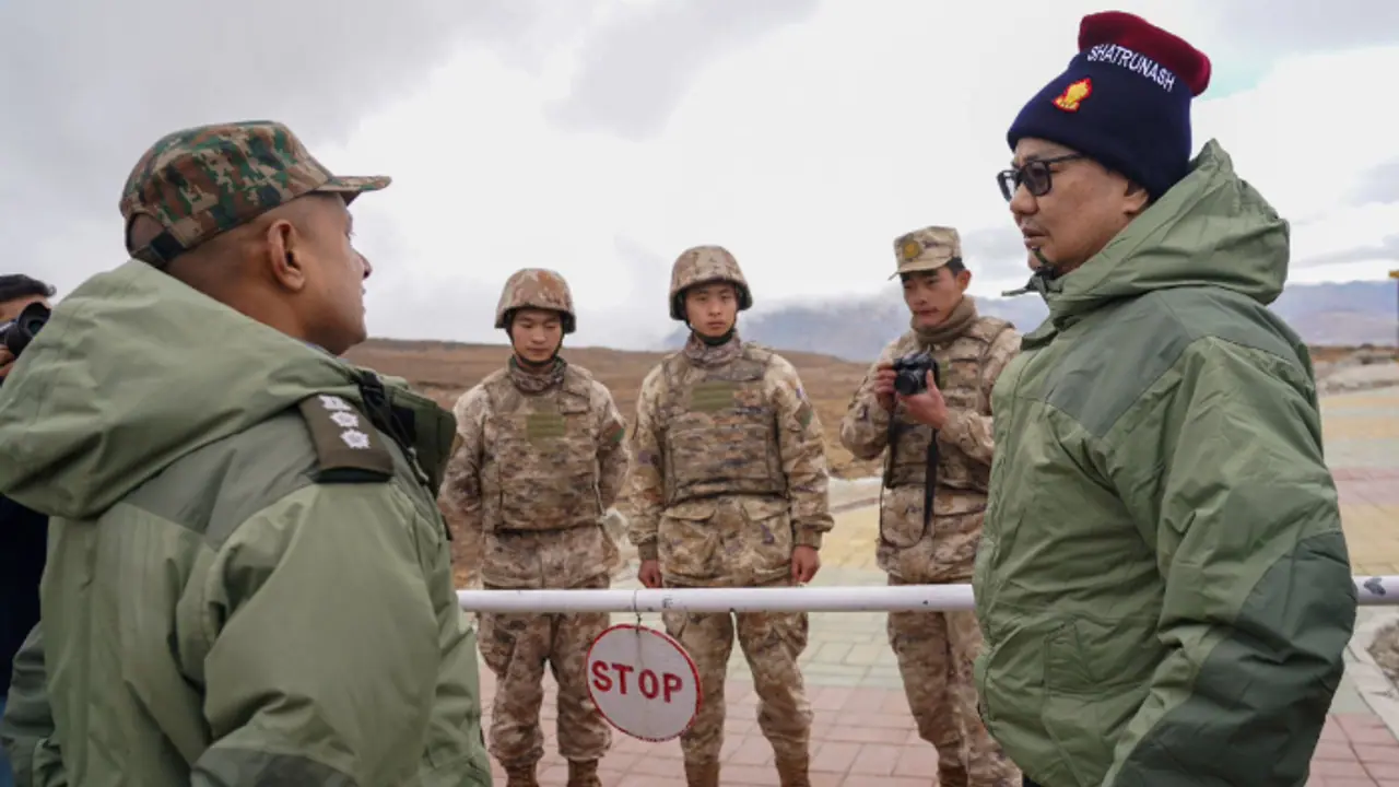 Minister Kiren Rijiju celebrates Diwali with soldiers in Arunachal Pradesh, meets Chinese PLA Troops at LAC