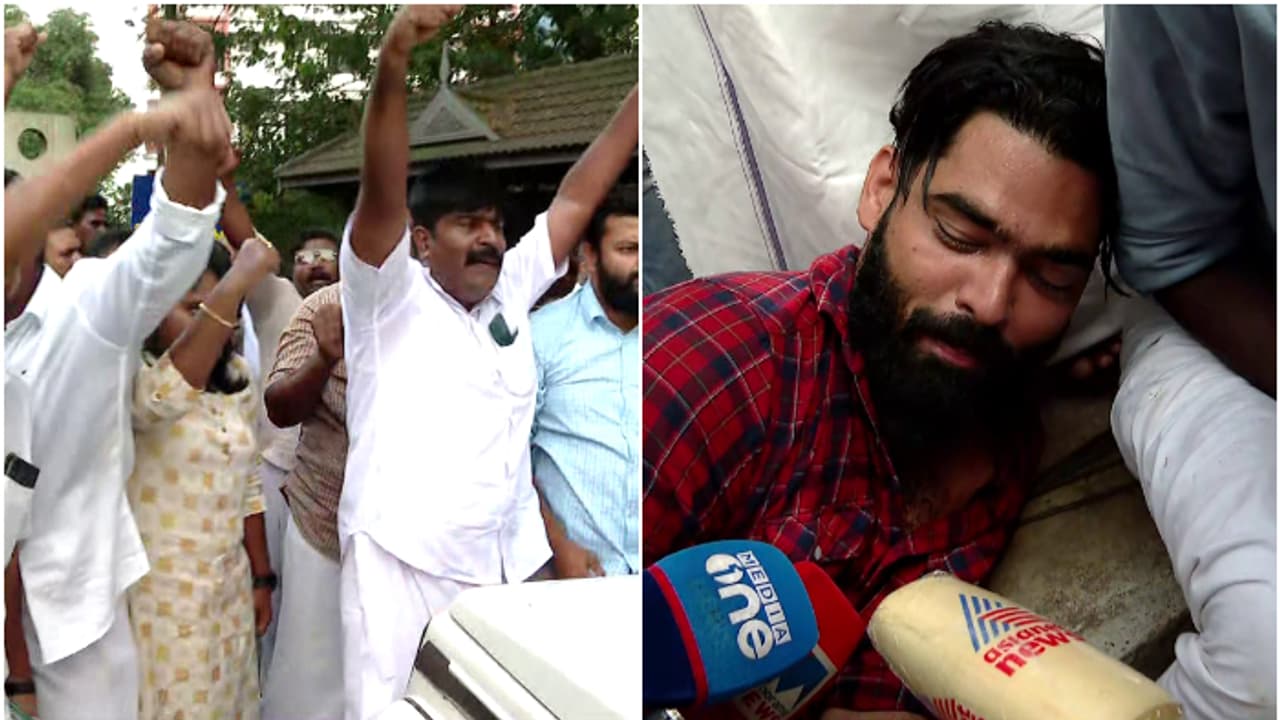 ചെറുതുരുത്തിയിൽ പ്രതിഷേധിക്കാനെത്തിയ നിഷാദ് തലശ്ശേരിയ്ക്ക് സിപിഎം മർദനം; റോഡ് ഉപരോധിച്ച് പ്രതിഷേധം, സംഘർഷം ചെറുതുരുത്തിയിൽ പ്രതിഷേധിക്കാനെത്തിയ നിഷാദ് തലശ്ശേരിയ്ക്ക് സിപിഎം മർദനം; റോഡ് ഉപരോധിച്ച് പ്രതിഷേധം, സംഘർഷം