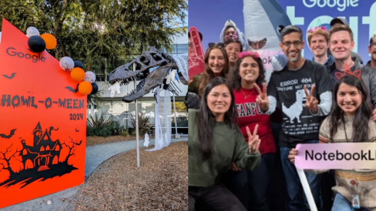 Google CEO Sundar Pichai nails his Halloween look, photos go viral; SEE here Google CEO Sundar Pichai nails his Halloween look, photos go viral; SEE here