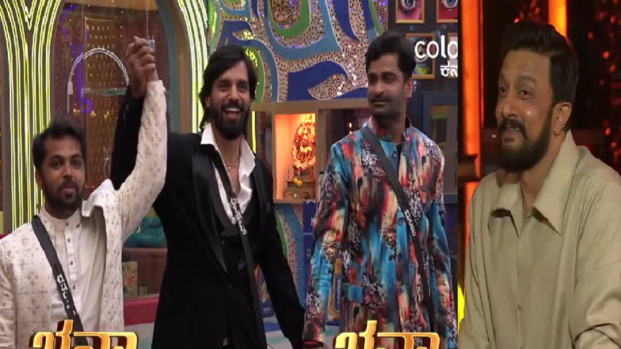 ಹೊಟ್ಟೆಲಿರೋದು ನಂದೆ ಮಗು ಅಂತ ಕೈ ಎತ್ತಿದ ತ್ರಿವಿಕ್ರಮ್: ಪಕ್ಕದಲ್ಲಿ ಇರೋ ಆ ಕೈ ಯಾಕೆ ಬಿಡ್ತಿಲ್ಲ ಎಂದ ಕಿಚ್ಚ ಸುದೀಪ್ ಹೊಟ್ಟೆಲಿರೋದು ನಂದೆ ಮಗು ಅಂತ ಕೈ ಎತ್ತಿದ ತ್ರಿವಿಕ್ರಮ್: ಪಕ್ಕದಲ್ಲಿ ಇರೋ ಆ ಕೈ ಯಾಕೆ ಬಿಡ್ತಿಲ್ಲ ಎಂದ ಕಿಚ್ಚ ಸುದೀಪ್