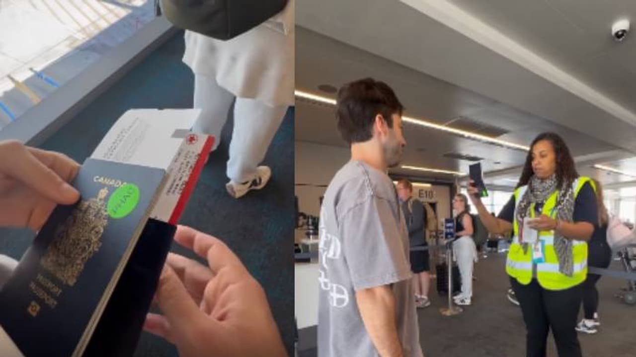 എയർപോർട്ടിൽ ഇരട്ടകളുടെ 'തമാശ', ജീവനക്കാരിയെ പറ്റിച്ചതിങ്ങനെ, ഇത്രയ്ക്ക് വേണോ എന്ന് നെറ്റിസൺസ് എയർപോർട്ടിൽ ഇരട്ടകളുടെ 'തമാശ', ജീവനക്കാരിയെ പറ്റിച്ചതിങ്ങനെ, ഇത്രയ്ക്ക് വേണോ എന്ന് നെറ്റിസൺസ്