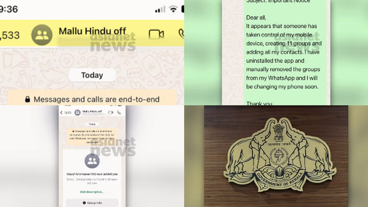 Kerala: WhatsApp group for 'Mallu Hindu' IAS officers causes uproar; later deleted