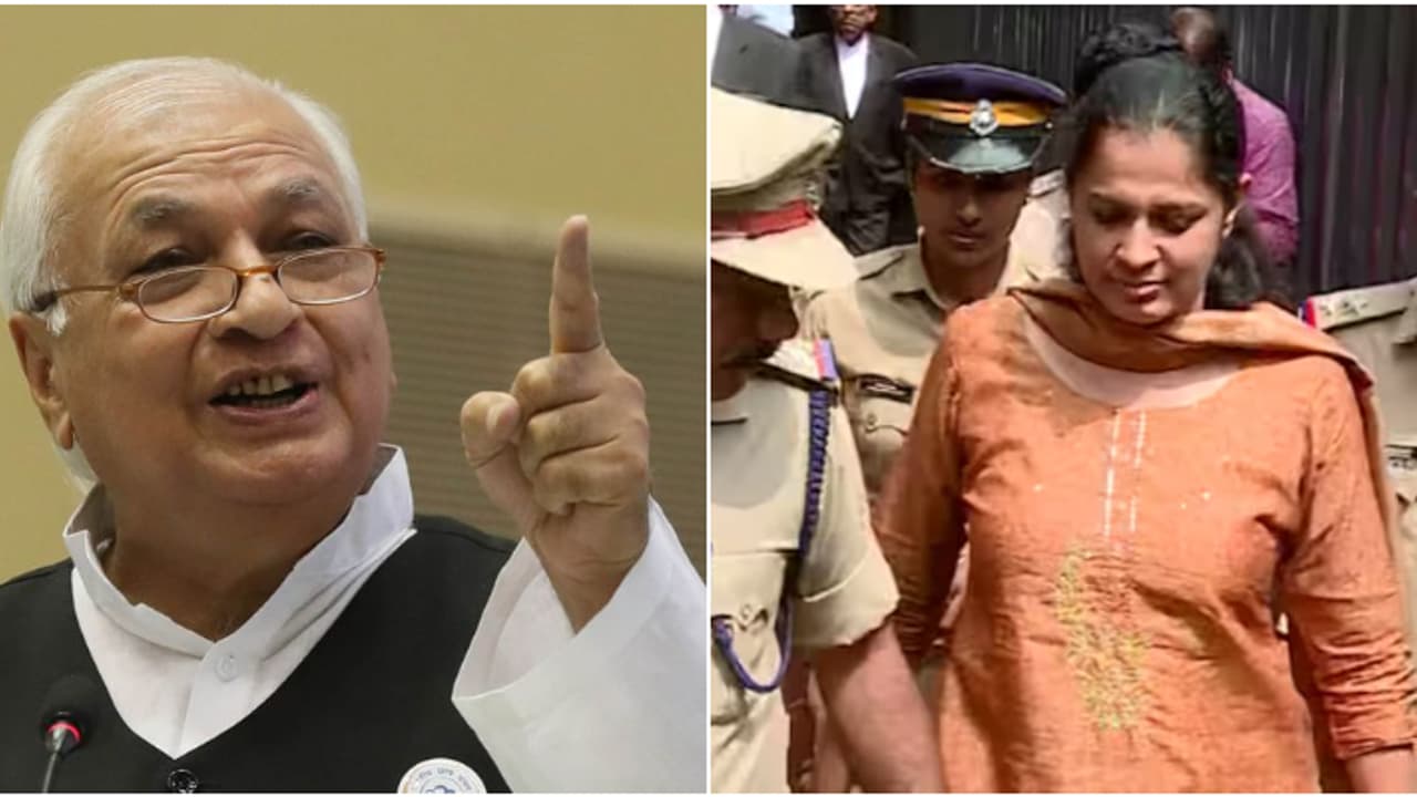 ദിവ്യയുടെ സെനറ്റ് അംഗത്വ വിവാദത്തിൽ നിലപാട് വ്യക്തമാക്കി ഗവർണർ, 'പരാതി ലഭിച്ചാൽ നിയമാനുസൃത നടപടിയുണ്ടാകും' ദിവ്യയുടെ സെനറ്റ് അംഗത്വ വിവാദത്തിൽ നിലപാട് വ്യക്തമാക്കി ഗവർണർ, 'പരാതി ലഭിച്ചാൽ നിയമാനുസൃത നടപടിയുണ്ടാകും'