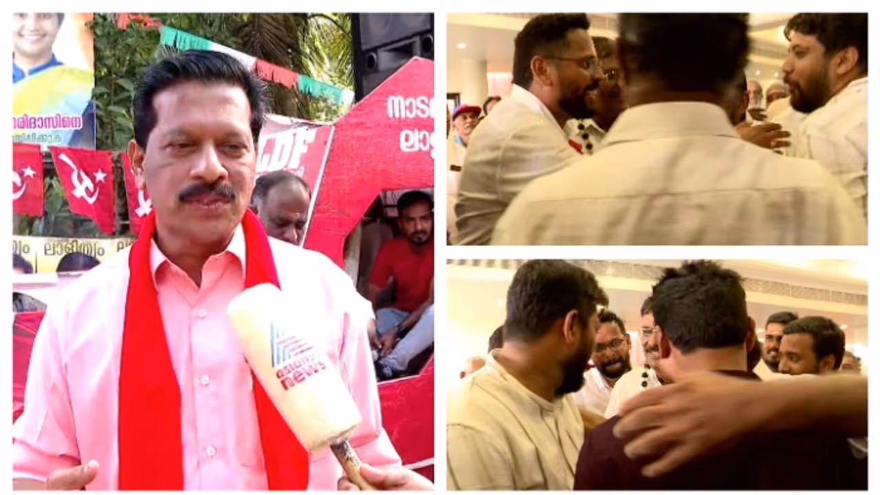 ചിരിക്കുന്നതും കൈകൊടുക്കുന്നതും മനുഷ്യത്വപരമെന്ന് ഇടതുസ്ഥാനാര്‍ത്ഥി പ്രദീപ്, 'ചിരിക്കുന്നതില്‍ എന്താണ് തെറ്റ്'