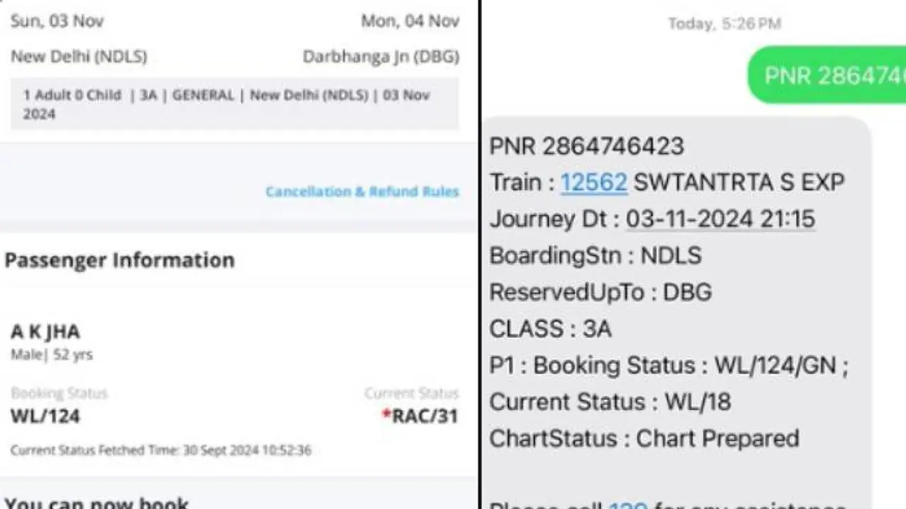 'ഇന്ത്യൻ റെയിൽവേയിൽ എന്താണ് നടക്കുന്നത്? ആർഎസി 12 വെയിറ്റിംഗ് ലിസ്റ്റ് 18 ആയി', വൈറലായി പോസ്റ്റ് 'ഇന്ത്യൻ റെയിൽവേയിൽ എന്താണ് നടക്കുന്നത്? ആർഎസി 12 വെയിറ്റിംഗ് ലിസ്റ്റ് 18 ആയി', വൈറലായി പോസ്റ്റ്