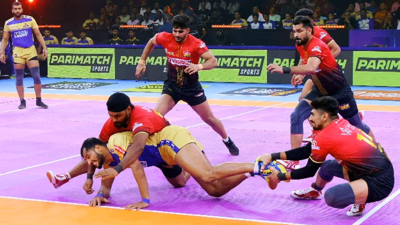 ಮಿಂಚಿದ ಅಜಿಂಕ್ಯಾ ಪವಾರ್, ಬೆಂಗ್ಳೂರು ಬುಲ್ಸ್ ಆಟಕ್ಕೆ ತಲೆಬಾಗಿದ ತಮಿಳ್ ತಲೈವಾಸ್ ಮಿಂಚಿದ ಅಜಿಂಕ್ಯಾ ಪವಾರ್, ಬೆಂಗ್ಳೂರು ಬುಲ್ಸ್ ಆಟಕ್ಕೆ ತಲೆಬಾಗಿದ ತಮಿಳ್ ತಲೈವಾಸ್