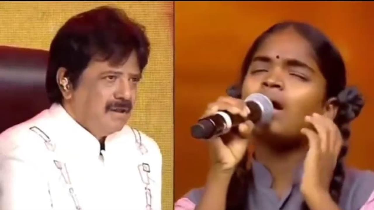 சரிகமப நிகழ்ச்சியில் நடுவர்களை மெய்மறக்க வைத்த அரசு பள்ளி மாணவியின் குரல்! யார் இவர்.?