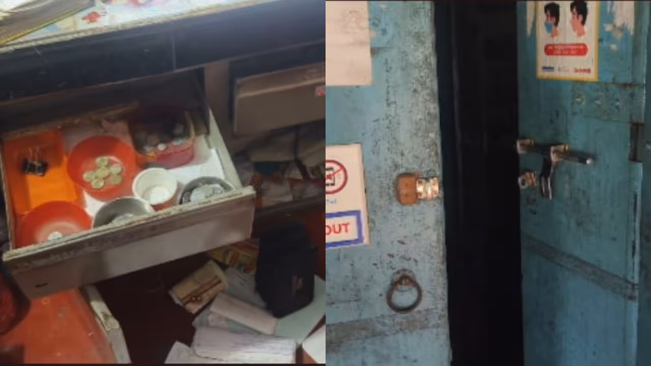 ആദ്യം മഹാവിഷ്ണു ക്ഷേത്രത്തിൽ, കവർന്നത് 25,000 രൂപ, പിന്നാലെ വെറ്ററിനറി ഹോസ്പിറ്റലിലുമെത്തി; എല്ലാം സിസിടിവിയിൽ